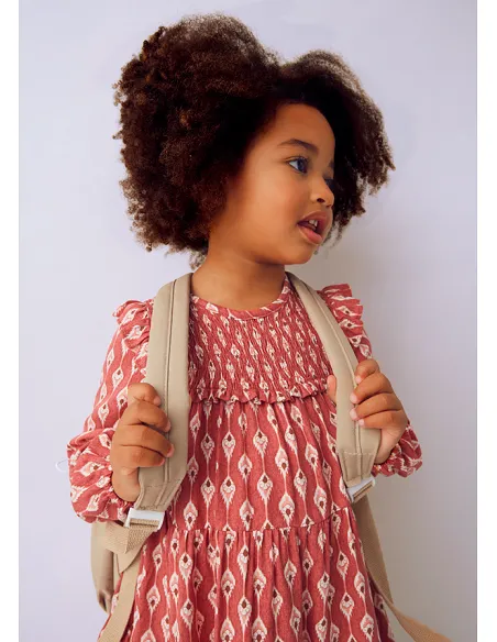 Vestido viella estampado - Tandoori  | MAYORAL