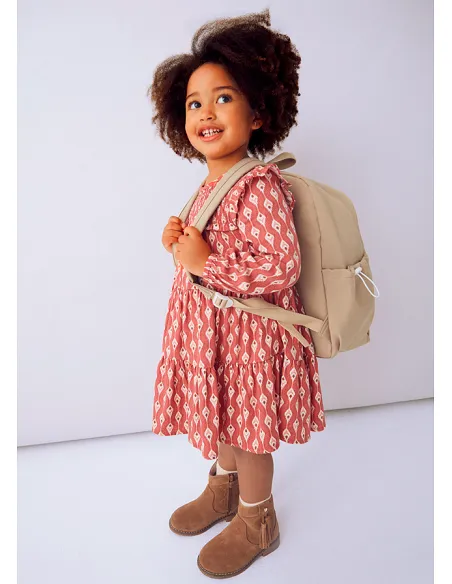 Vestido viella estampado - Tandoori  | MAYORAL