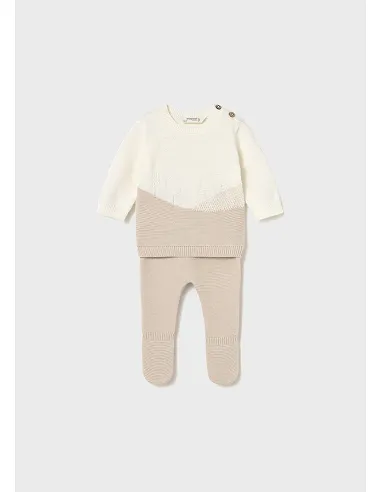 Conj. polaina tricot - Soja    | MAYORAL