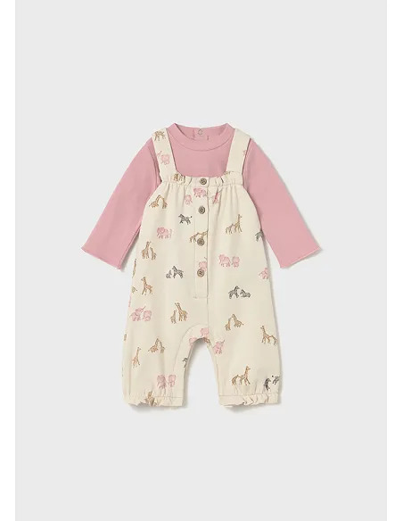 Conj. peto estampado - Orquidea  | MAYORAL