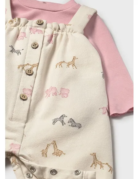 Conj. peto estampado - Orquidea  | MAYORAL