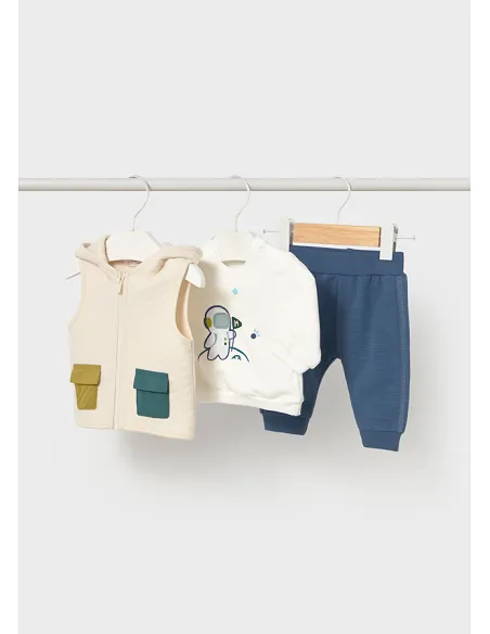 Chandal 3 piezas chaleco - Estanque  | MAYORAL