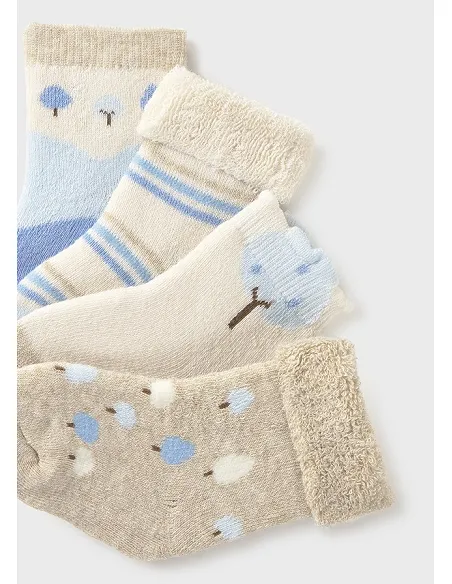 Set 4 calcetines - Nube-cielo | MAYORAL