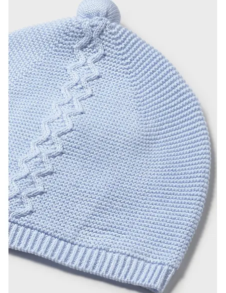 Conj. polaina y gorro tricot - Cielo    | MAYORAL