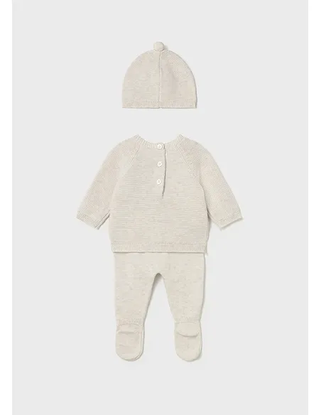 Conj. polaina y gorro tricot - Milk vig | MAYORAL