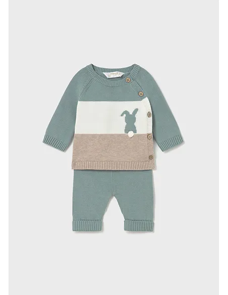 Conj. pantalon largo tricot - Lluvia | MAYORAL