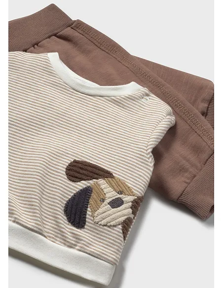 Chandal 3 piezas chaleco - Cacao | MAYORAL