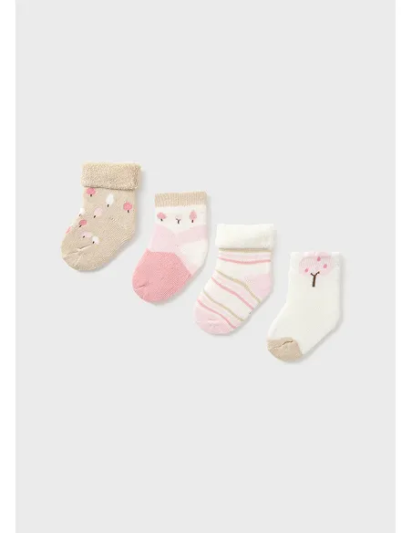 Set 4 calcetines - Rosab-cuar | MAYORAL