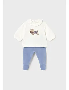 Conj. polaina combinado - Dream blue