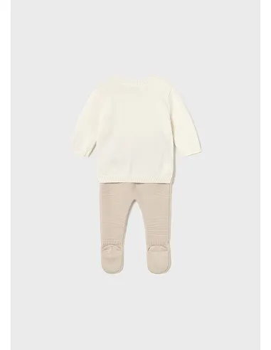 Conj. polaina tricot - Soja    | MAYORAL