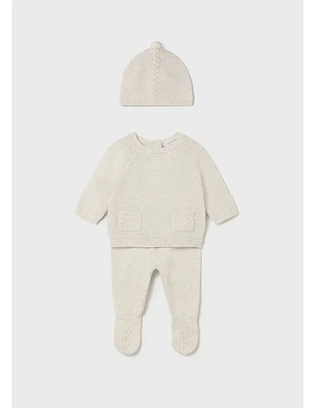 Conj. polaina y gorro tricot - Milk vig | MAYORAL