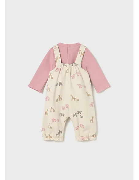 Conj. peto estampado - Orquidea  | MAYORAL