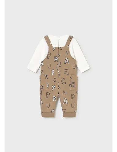 Pelele peto jacquard - Cacahuete  | MAYORAL