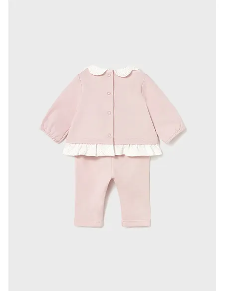 Conj. leggings felpa - Rosa baby  | MAYORAL