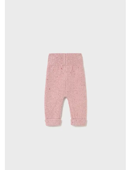 Conj. leggings chaleco tricot - Orquidea m