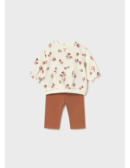 Conj. leggings 4 piezas - Canela   | MAYORAL