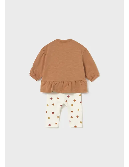 Conj. leggings 4 piezas - Canela   | MAYORAL