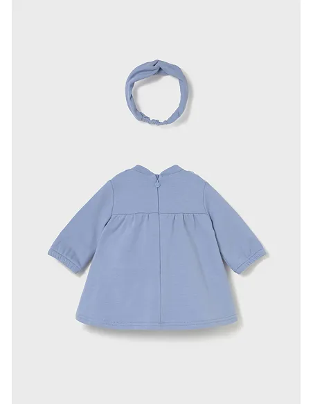 Vestido combinado pelo - Dream blue | MAYORAL