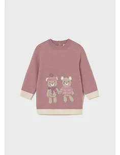 Vestido tricot jacquard - Orquidea  | MAYORAL