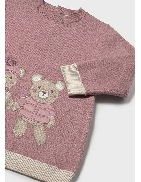 Vestido tricot jacquard - Orquidea  | MAYORAL