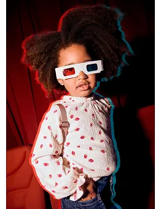 Camiseta m/l punto bambula - Mac-rojo  | MAYORAL