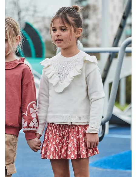 Falda pantalon estampada - Tandoori  | MAYORAL