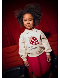 Conj. falda jacquard - Rojo | MAYORAL