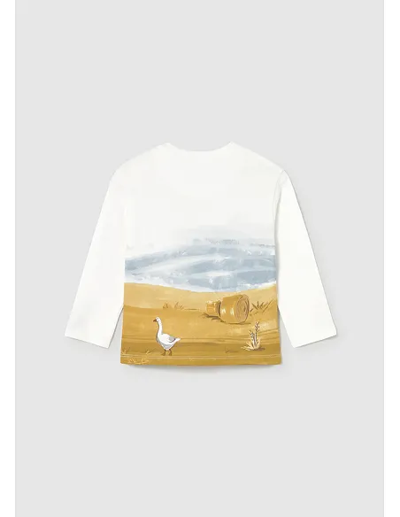 Camiseta m/l paisaje - Granja    