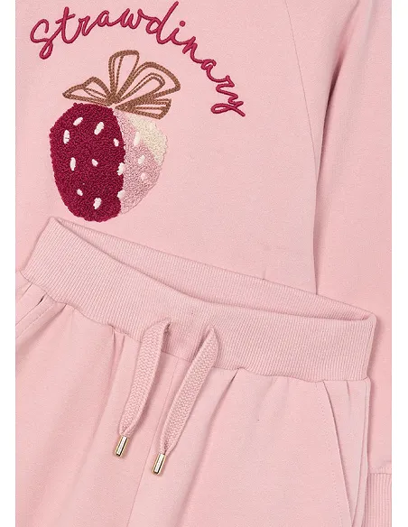 Chandal loose bordado - Nude | MAYORAL