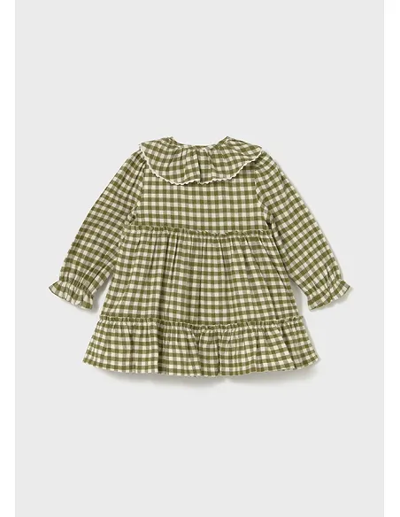 Vestido cuadro vichy - Laurel   | MAYORAL