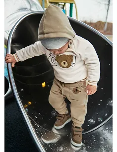 Pantalon felpa - Latte     