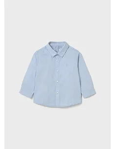 Camisa m/l basica - Celeste ra | MAYORAL
