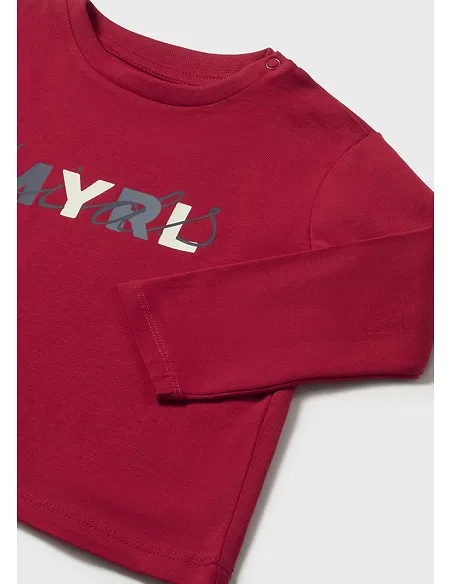 Camiseta m/l basica - Rojo    | MAYORAL
