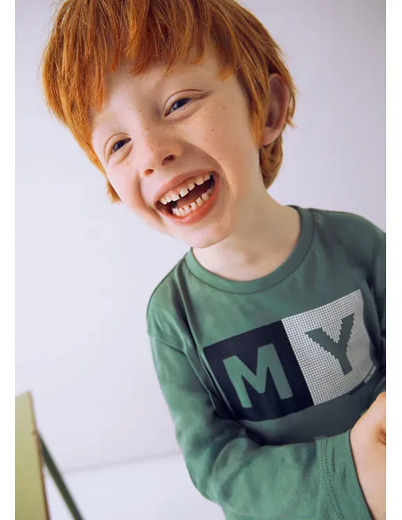 Camiseta m/l basica - Abeto    | MAYORAL