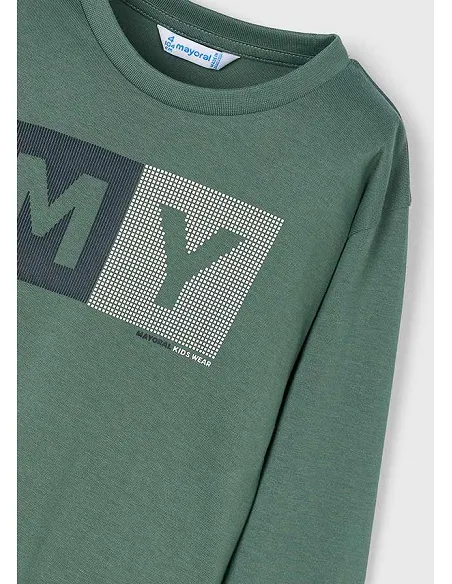 Camiseta m/l basica - Abeto    | MAYORAL