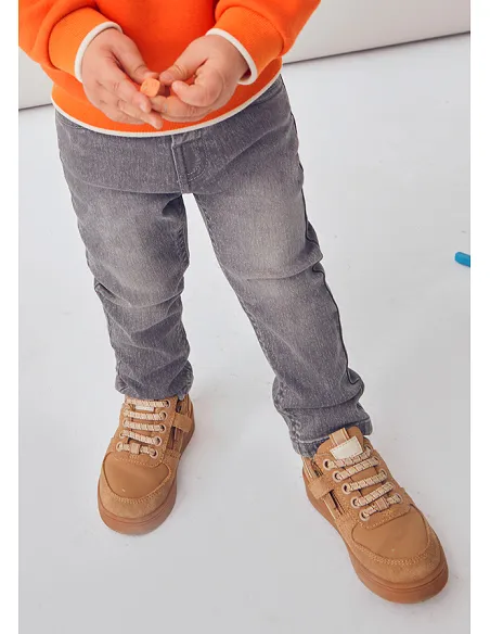 Pant. tejano slim fit basico - Gris medio | MAYORAL