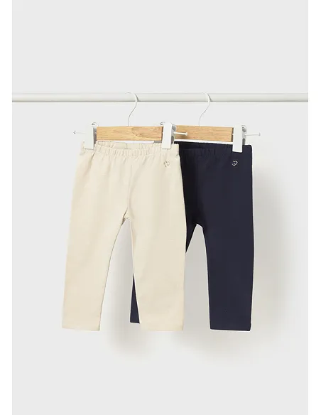 Set 2 leggings basicos - Marino   | MAYORAL