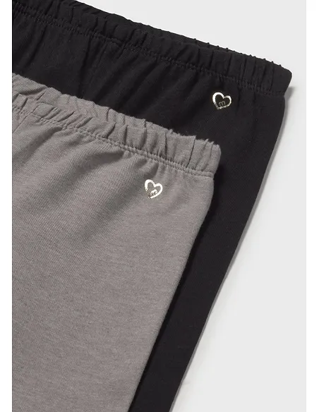 Set 2 leggings basicos - Negro    | MAYORAL