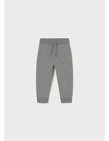 Pantalon felpa basico puños - Niebla vig | MAYORAL