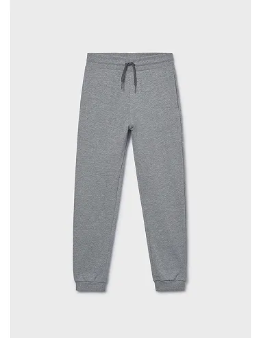 Pantalon felpa basico puños - Niebla vig | MAYORAL