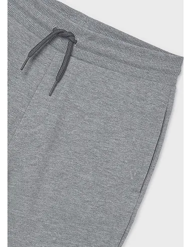 Pantalon felpa basico puños - Niebla vig | MAYORAL