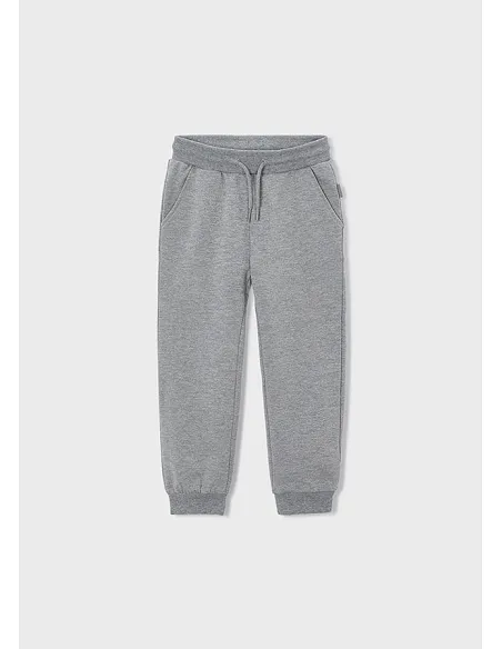 Pantalon felpa basico puños - Niebla vig | MAYORAL