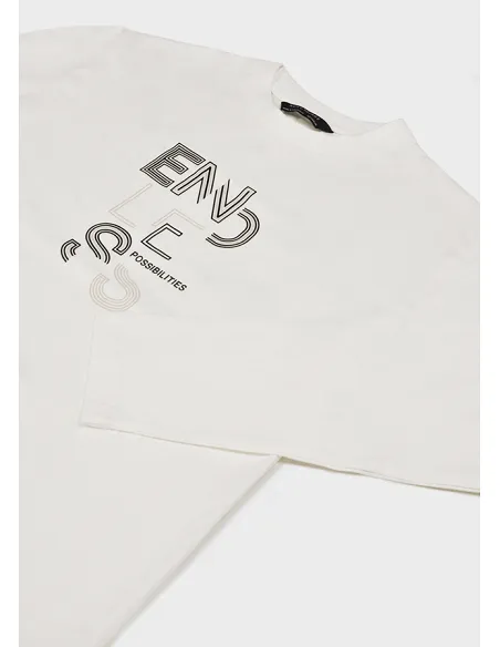 Camiseta m/l basica - Nata    | MAYORAL