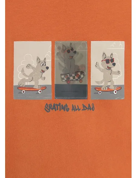 Camiseta m/l lenticular - Calabaza  | MAYORAL