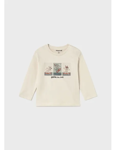 Camiseta m/l lenticular - Seta    | MAYORAL