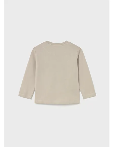 Camiseta m/l aplique animal - Chai    | MAYORAL