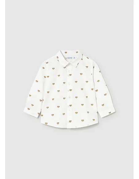 Camisa m/l estampada - Osos    | MAYORAL