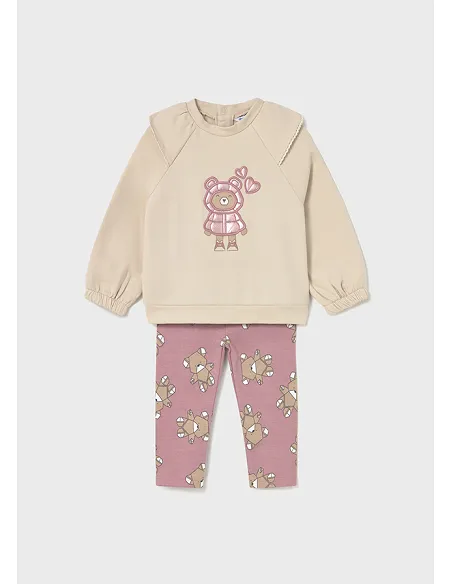 Conj. leggings pullover - Orquidea  | MAYORAL