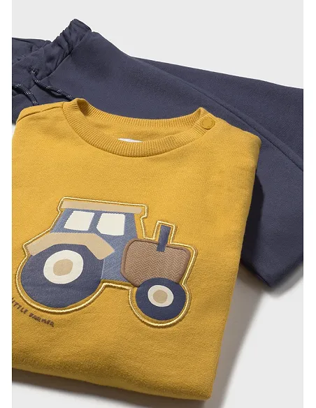 Chandal pullover pantalon - Mostaza   | MAYORAL