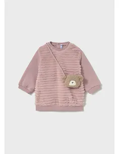 Vestido con bolso - Cuarzo   | MAYORAL